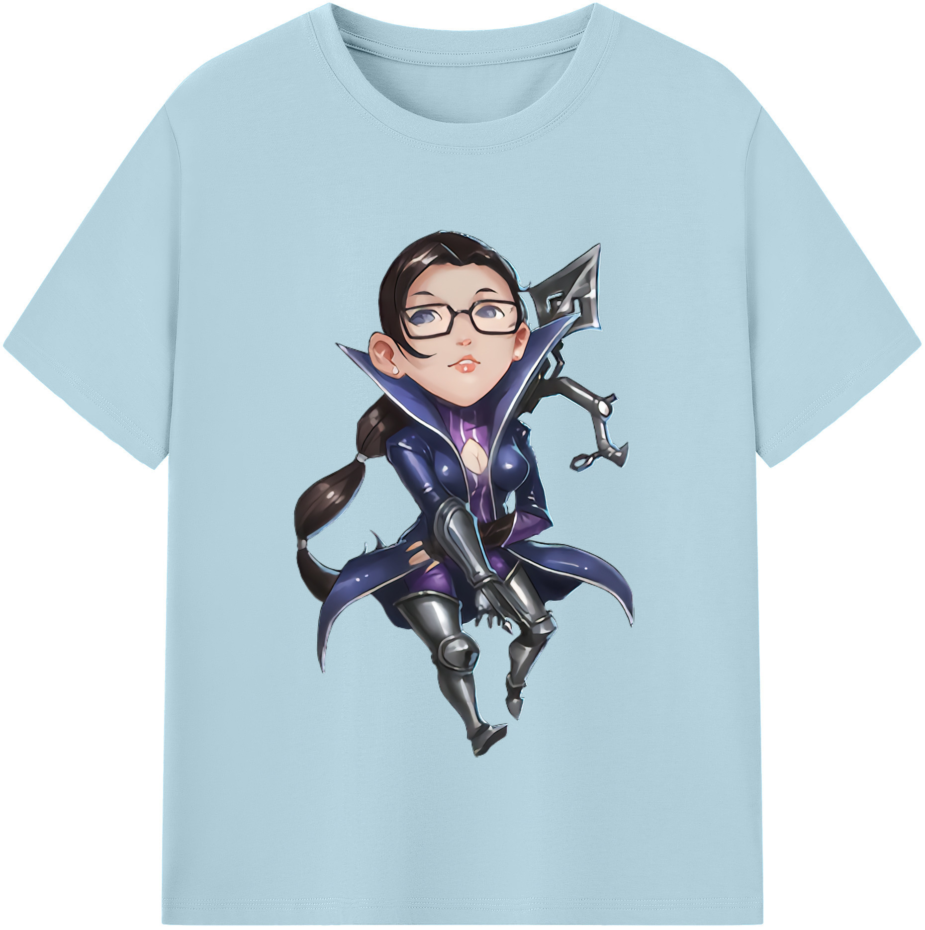 リーグ・オブ・レジェンド League of Legends LOL 綿100％半袖Tシャツ（フロントプリント）